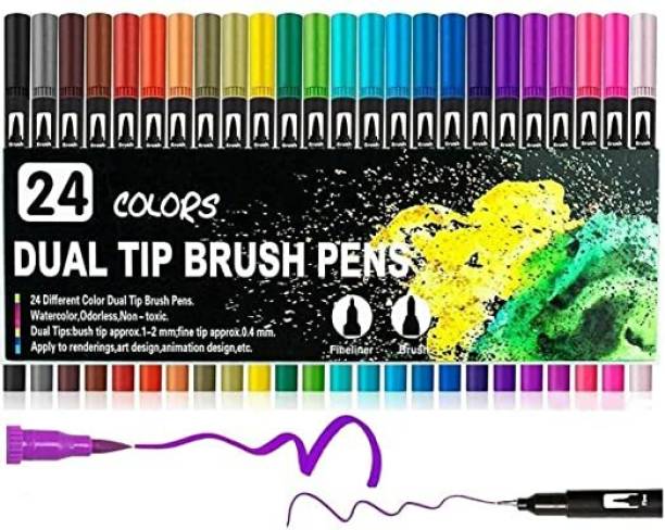 Wynhard Dual Tip Brush and Fine liner Art Marker Color ...