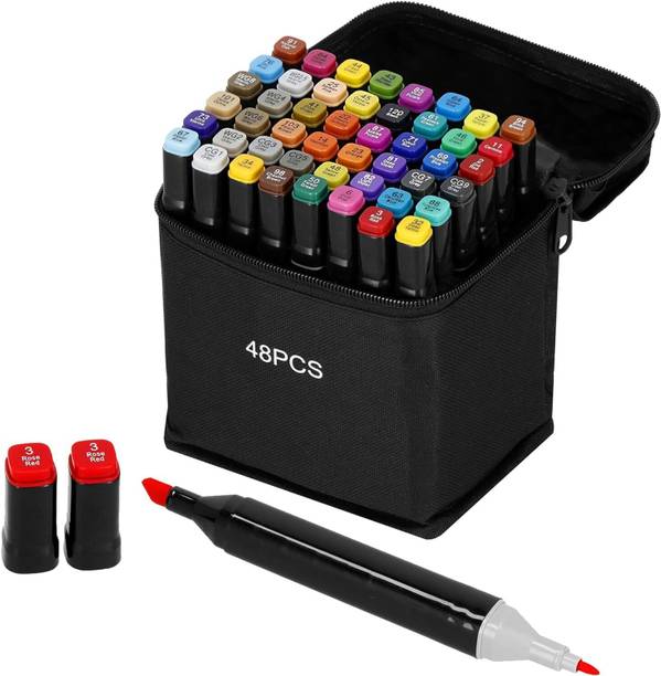 VeriXpress Art Markers Sketch Pens 48