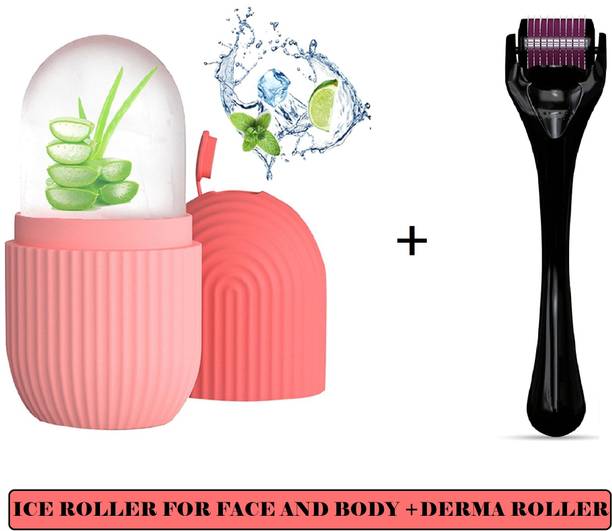 Easymart Micro Needles (0.5mm) Derma Roller & Ice Roller For Face Massager