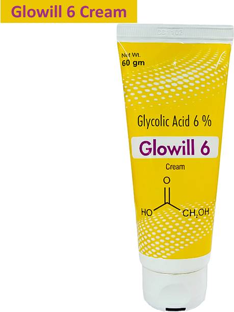 GLOWILL Glycolic Acid 6% Cream Daily Exfoliation, Smoother Texture, Radiant Skin Care