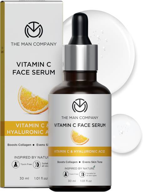 THE MAN COMPANY Vitamin C Face serum with 40% Hyaluronic Acid for Brightening and AntiAging