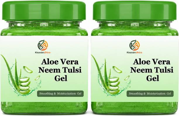 Keavandhira Aloevera Gel With Neem Tulsi | Hydrating & Soothing Gel for Acne Scars | 200g