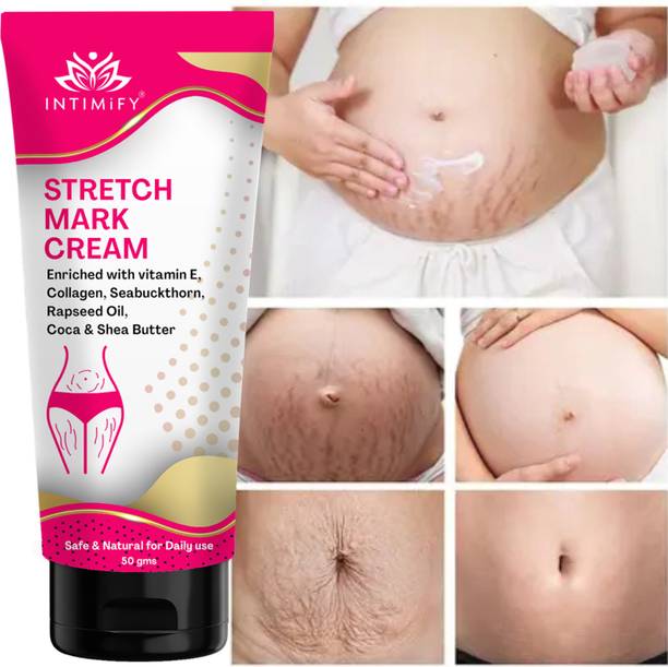 INTIMIFY Anti Stretch Mark Cream, Reduce Pregnancy Stretch Marks & Scars For Women