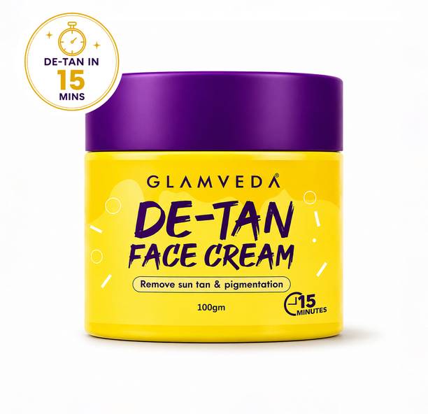 GLAMVEDA De-tan face Cream |Removes Sun tan and dark Spots |For Flawless Skin