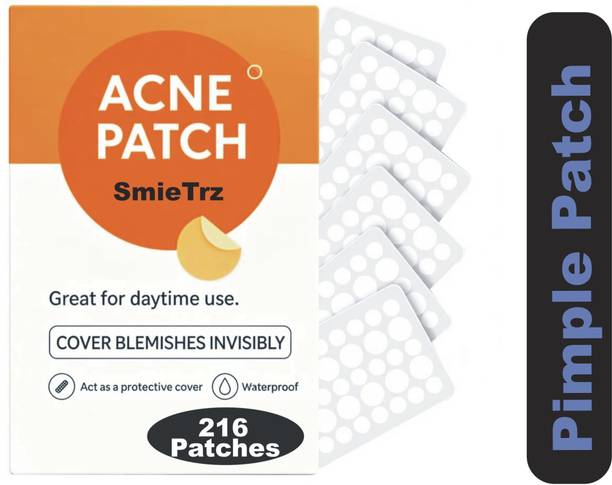 SMIETRZ Acne Pimple Patch-Invisible Facial Dots with 100% Hydrocolloid & Tea Tree Oil