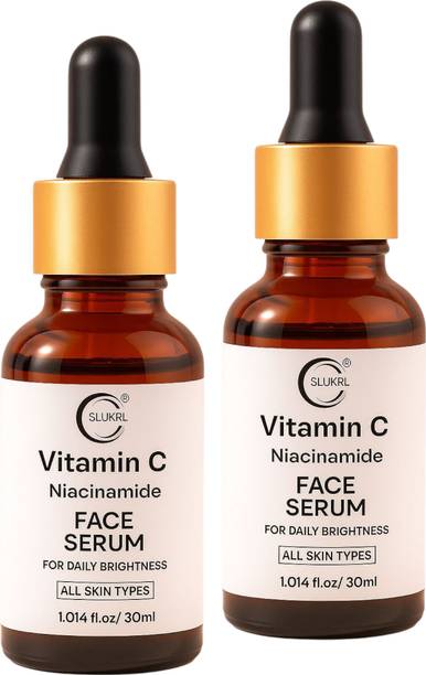 slukrl Vitamin C Face Serum with Niacinamide for Tan Removal