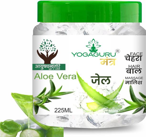 YOGAGURU MANTR Aloe Vera Multipurpose Beauty Gel For Skin And Hair