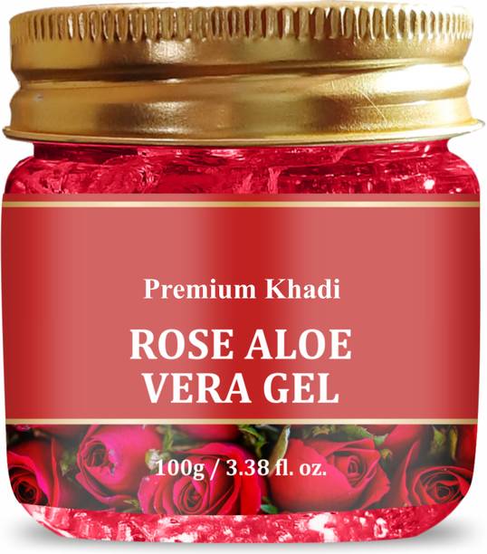 Premium Khadi Rose Aloevera Gel