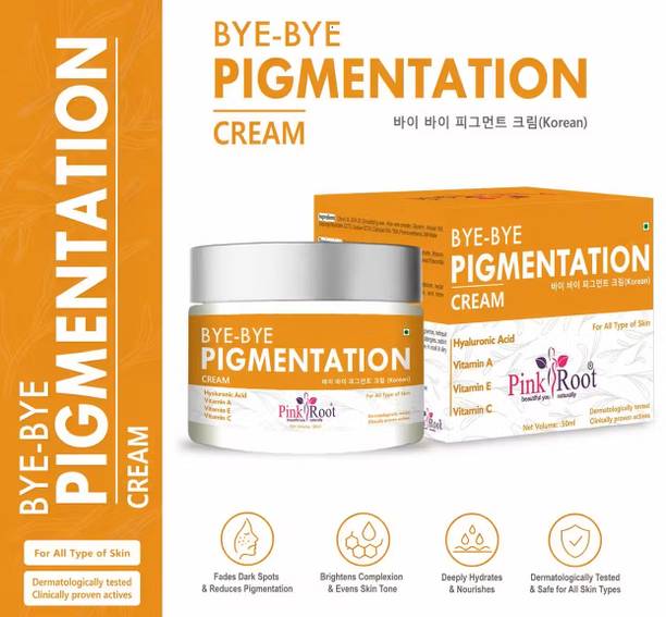 PINKROOT Pigmentation Cream for Pigmentation and Blemishes removal , Anti Pigmentation face cream for Men & Women