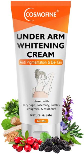 cosmofine Under Arm Whitening Cream, Permanent Underarm Whitening & Lightening, Removes Underarm Pigmentation