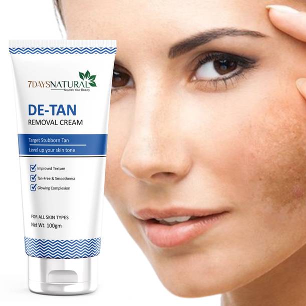 7 Days Natural Care Instant Glow D Tan & Tan Removal Face Pack
