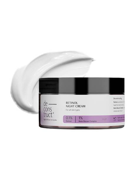 Deconstruct Retinol night cream - 0.1% Retinol | Anti-aging Cream for Fine lines & Wrinkles