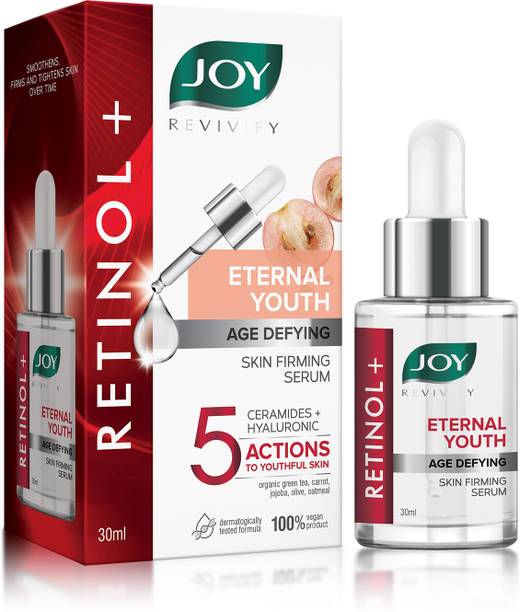 Joy Eternal Youth Age Defying Skin Firming Serum | With Ceramides+ Hyaluronic | 100 % Vegan | Face Serum for Glowing Skin