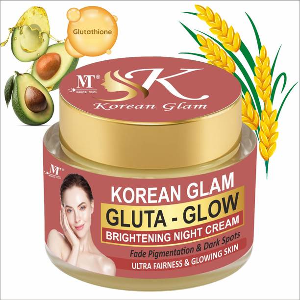Magical Touch Gluta Glow Brightening Night Cream for Dull Skin, Dark Spots, Pigmentation