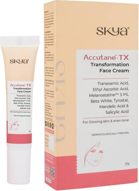 SKYA ACCUTANE TX TRANSFORMATION FACE CREAM FOR GLOWING & RADIANT SKIN TONE, PIGMENTATION REMOVAL, SKIN BRIGHTENING, WRINKLES REMOVING, EVEN SKIN TONE, SKIN WHITENING, TREAT MELASMA & DARK SPOT REDUCTION