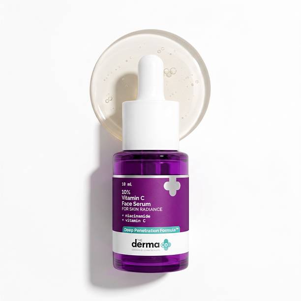 The Derma Co 10% Vitamin C Face Serum for Radiant Skin with 5% Niacinamide & Hyaluronic Acid