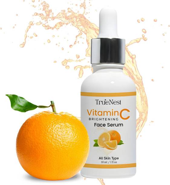 TrueNest Vitamin C Serum For Skin Whitening, Skin lightening, Skin Brightening - For Dark Spots - oily Skin, Vitamin c Serum With Hyaluronic Acid, Vitamin C Serum For Women And Men