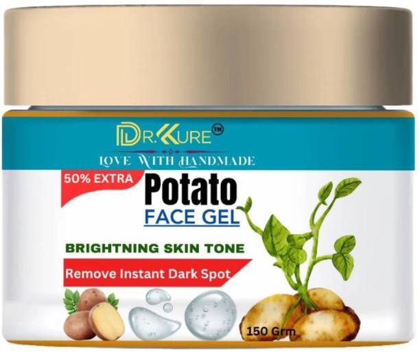 Dr. Kure Potato Face Gel |Benefits for Skin Whitening, Acne Reduction, Tan Removal, Depigmentation, Reduce Spot and Dark Circle | Face Gel for Glowing Skin | Pure and Natural