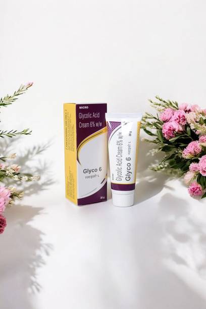 glyco-6 Dermatologist-Approved Glycolic Acid Cream (30g) - Single Pack