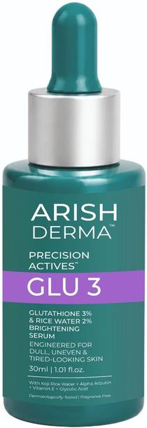 ARISH DERMA Glutathione 3% & 2% Rice Water Brightening Serum