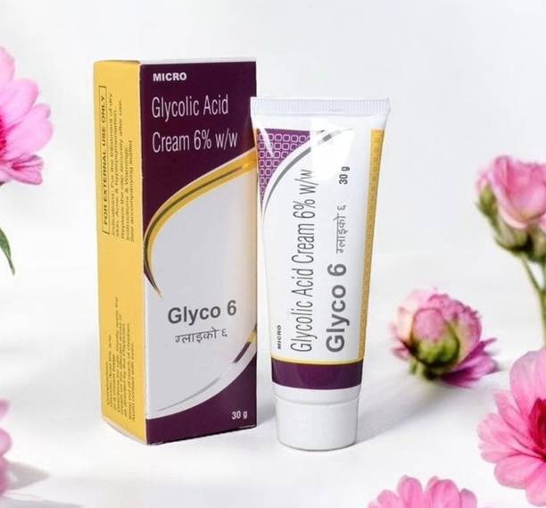 Glyco-6 Cream - Effective Anti-Aging Glycolic Acid Cream (30g) - Single Pack