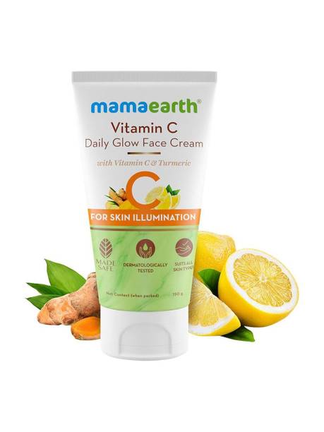 Mamaearth Daily Glow Face Cream With Vitamin C & Turmeric for Skin Illumination