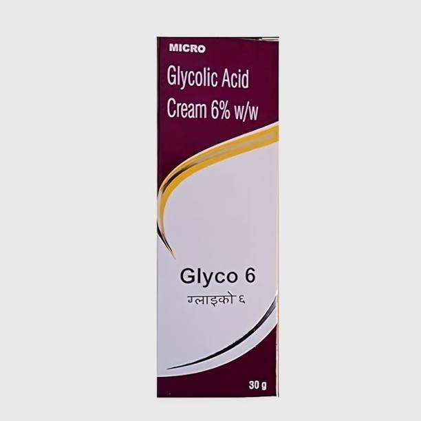 Glyco 6 Glycolic Acid Cream | For Dry Skin, Acne & Hyperpigmentation