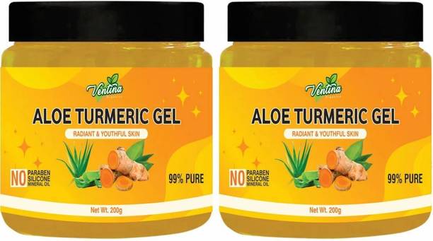 Ventina Organics Aloe Vera Turmeric Gel For Face and Skin