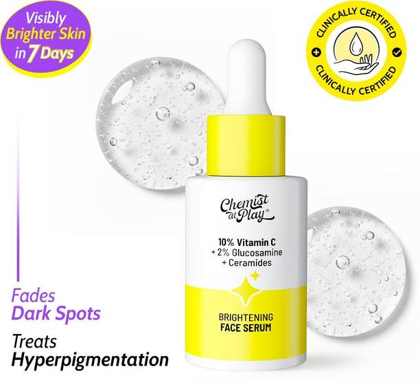 Chemist at Play 10% Vitamin C Serum - Face Serum for Women & Men - Brightens & Gives Glow