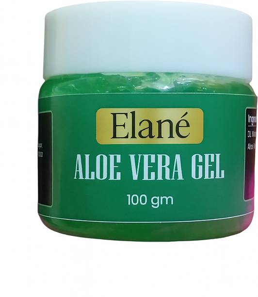 Elane Aloe Vera Gel for Men & Women Natural Hydrating Formula (100 g) Daily Use
