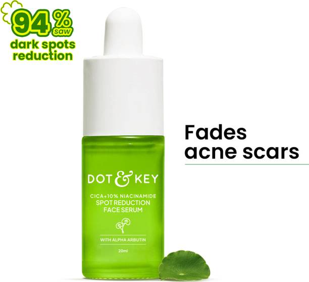 Dot & Key 10% Niacinamide+Cica Face Serum, For Dark Spot Oily Acne Prone Skin
