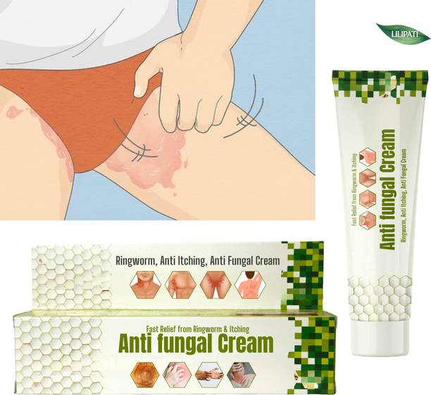 LILIPATI Anti Fungal Cream for Itching Skin & Ringworm | Skin Infection & Rash Relief Cream for Men & Women