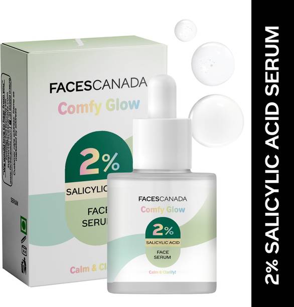 FACES CANADA Comfy Glow 2% Salicylic Acid Face Serum | Clears Acne & Blackheads