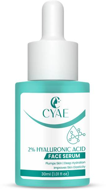 cyae 2% Hyaluronic Acid Face Serum | Deep Hydration | Plumps & Improves Skin Elasticity