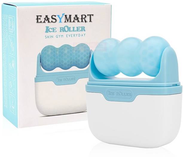 Easymart in 1 Face Ice Roller and Eyes, Neck and Body | For Puffy Eyes, Pimple | Easy to Use and Carry | Unbreakable and Reusable | Glowing and Clear Skin