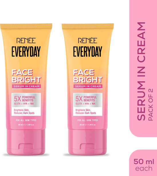 Renee Everyday Face Bright Cream, Hydrates, Brightens & Reduces Dark Spots - Pack of 2