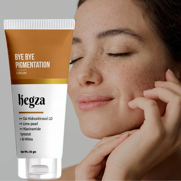Hegza Bye Bye Pigmentation Cream for Dark Spots, Uneven Skin Tone Brightening