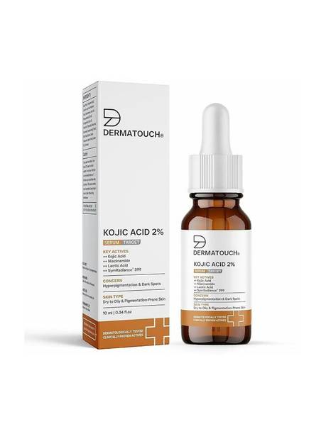 Dermatouch Kojic Acid 2% Face Serum for- Hyperpigmentaion & Dark Spots for Dry to Oily & Pigmentation-Prone Skin