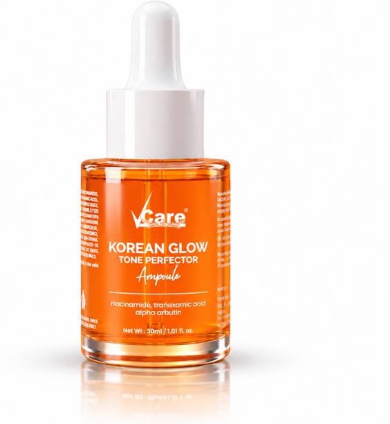 Vcare VCare Korean Glow Tone Perfector Ampoule Serum | 30ml | Niacinamide, Tranexamic Acid & Alpha Arbutin | For Pigmentation & Even Skin Tone