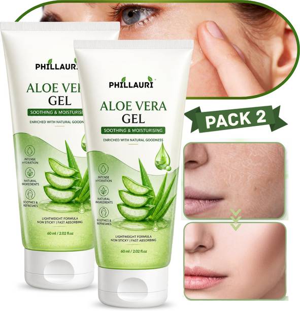 Phillauri Aloe Vera Skin Refresh Gel | Lightweight Daily Use Gel For Men & Women