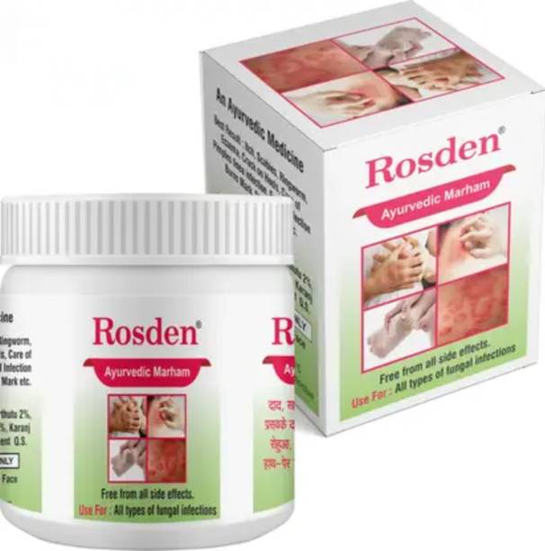 Rosden Ayurvedic Marham Anti fungal Cream - for Ringworm, itching Cream, Eczema & Skin Infection