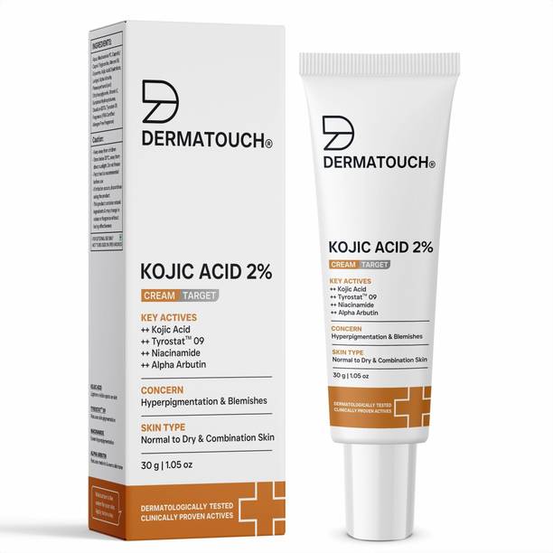 Dermatouch Kojic Acid 2% Cream | For Pigmentation and Dark Spots reduction