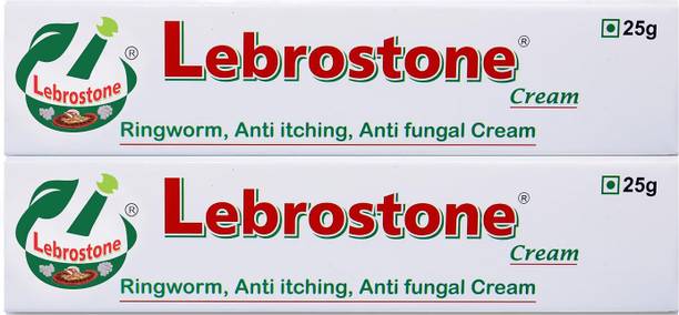 Lebrostone Ayurvedic Skin Care Treatment Cream 25g – For Ringworm, Itching & Fungal Infections (Pack of 2)