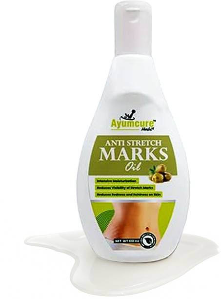 Ayumcure Stretch Mark Removal & Prevention Oil for women | Improves Skin Texture & Tone