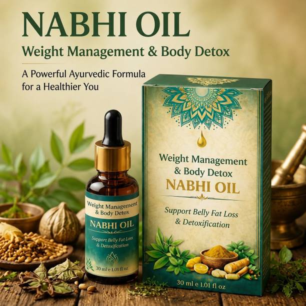 BLISSICO NABHI OIL - Ayurvedic Navel Oil, Natural Herbal Wellness Formula, Nabhi Chikitsa Ritual -