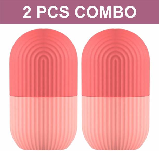 eyurva 2 Pcs facial ice roller reusable | ice massage roller | ice cube roller
