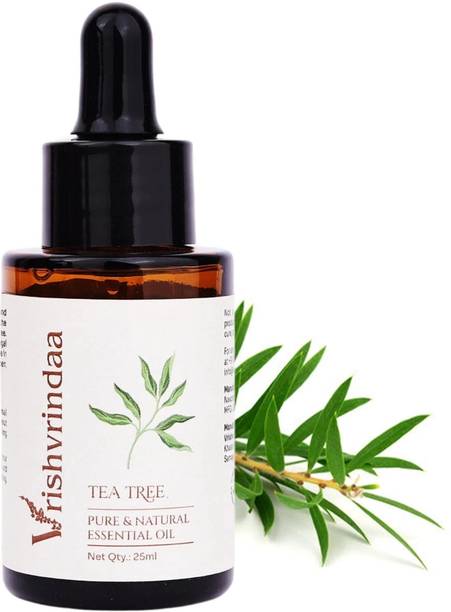 vrishvrindaa Tea Tree Oil - For Acne, Dandruff, Itchy Scalp & Clear Skin