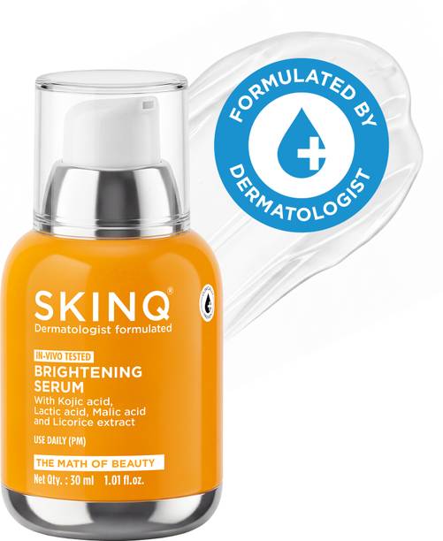 SKINQ Brightening Serum with Lactic Acid for Skin Tan, Pigmentation, Dark Spot