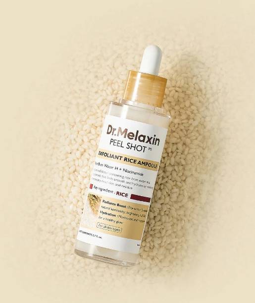 Dr.Melaxin Peel Shot Glow Rice Peeling Ampoule | Daily Gentle Exfoliating Face & Body Care | Korean Skincare