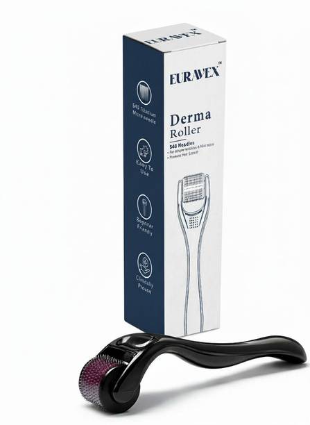 Euravex derma roller 540 titanium microneedles, derma roller 0.5mm, skin care